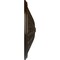 Ekena Millwork Brontes Ceiling Medallion (Fits Canopies up to 3 5/8"), Hand-Painted Bronze, 25 1/2"OD x 5 1/2"P CM25BRBZS - alternate 3